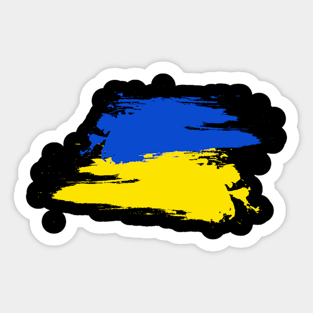 ukraine flag Sticker by JuliaUkraine